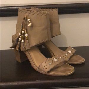 Boho thick heel